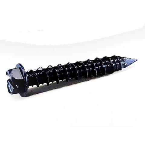 1/4 x 1-3/4 HEX Head Slot Blue Masonry Screw