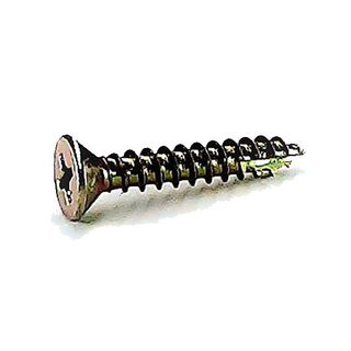 6-18 x 20mm Countersunk Head Phillips Drive Type 17 Screw - Zinc Yellow