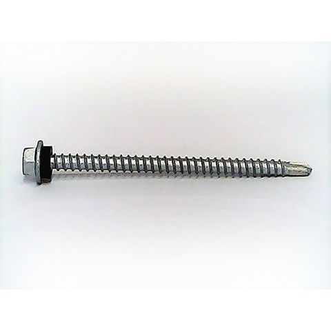 14-10 x 150mm HOBSON Hex Head Self Drilling Screw with Neoprene Washer Class 4