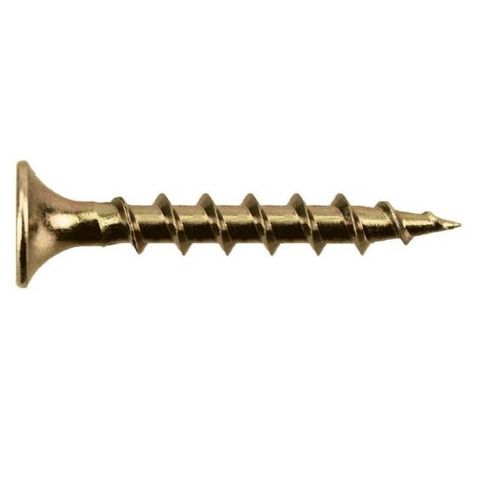 10g x 50mm Bugle Head Phillips Drive Needle Point Laminating Screw Zinc Yellow