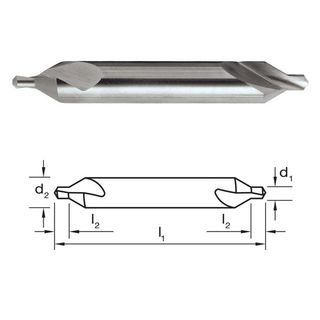 No. 2 Centre Drill Plain Type HSS Sutton