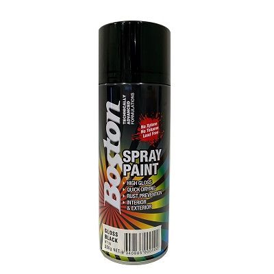 Touch Up Paint GLOSS BLACK 250g ENAMEL BOSTON