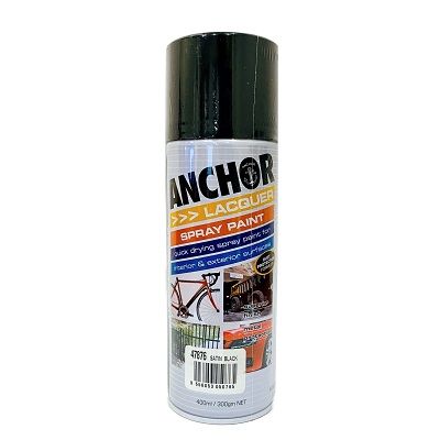 Touch Up Paint BLACK SATIN 300 GRAM CAN