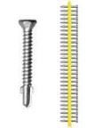 8-18 x 40mm Countersunk Wing No 2 Square Drive Self Drilling Screw Collated Class 3