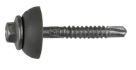 12-14 x 55mm BREMICK Hex Head Self Drilling Screw with Polycarb Washer B8(Cat5)