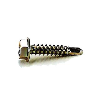 10-16 x 16mm AX Hex Head Self Drilling Screw Zinc Yellow