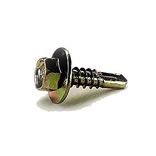 12-14 x 20mm AX Hex Head Self Drilling Screw Zinc Yellow