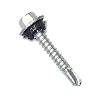 12-14 x 35mm AX Hex Head Self Drilling Screw with Neoprene Class 3
