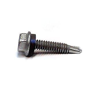 14-20 x 135mm FINE Hex Washer Head Self Drilling Screw with Neoprene Washer Class 4