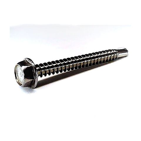 12-14 x 45 Ind Hex SDS S/STEEL GRADE 304