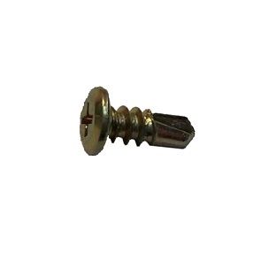 8-18 x 12mm Wafer Head Phillips Drive Self Drilling Screw Zinc Yellow