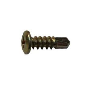 10-16 x 22mm Wafer Head Phillips Drive Self Drilling Screw Zinc Yellow