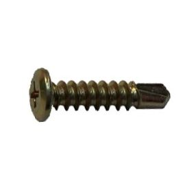 10-16 x 30mm Wafer Head Phillips Drive Self Drilling Screw Zinc Yellow