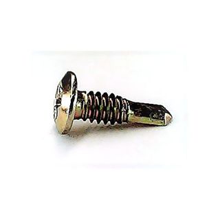 10-24 x 16mm FINE THREAD Wafer Head Phillips Drive Self Drilling Screw Zinc Yellow
