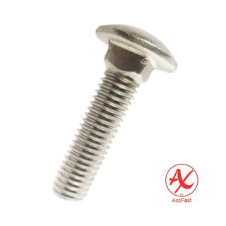 M8 x 20mm Cup Head Sq Neck - Stainless Steel - Grade 316