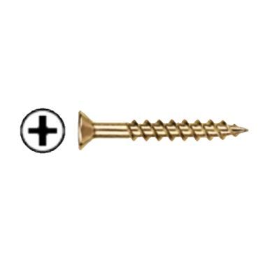 8g x 30mm Chipboard Screw Phil Dr SEH Z/Yellow