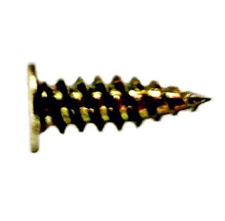 10-18 x 16mm Flat Top Head Phillips Drive - S Point Drywall Screw Zinc Yellow