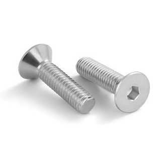 M5 x 12mm Countersunk Head Socket Screw - High Tensile - Zinc