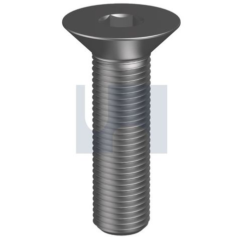 3/8 UNF x 1-1/4 Countersunk Socket Screw - High Tensile - Plain