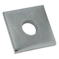 M10 x 50mm x 50mm x 3.0mm Square Washers Mild Steel Zinc Plated