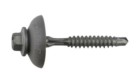 6.2-14 x 50mm BREMICK Hex Head TOP GRIP Self Drilling for Metal and Timber with Polycarb Washer