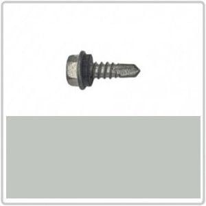 10-16 x 16mm AX Hex Head Self Drilling Screw with Neoprene C-RP 1000Hr - SHALE GREY