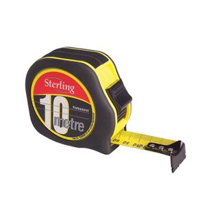 10m/33ft x 25mm Professional Tape Measure STERLING