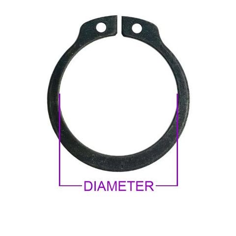 7/8 External Circlip
