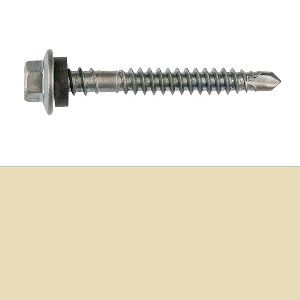 13g x 50mm AX Wind-Fast Dual Point Double Grip Self Drilling Screw with NEO Class 4 - CLASSIC CREAM