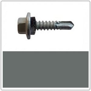 12-14 x 20mm Hex Washer Head Self Drilling Screw with EPDM Seal B8(Cat5) - BASALT