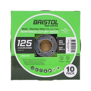 125 x 1.0 x 22 Bristol Cutting Disc (Tin of 10)