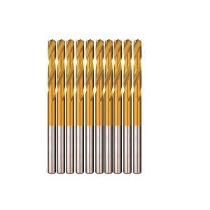 No 30 x 51mm STUB Drill Bits Titanium Coated (PACK OF 10) ALPHA