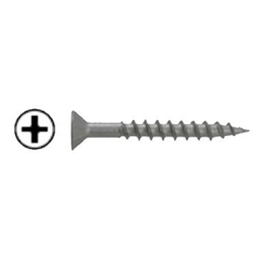 8g x 35mm BREMICK Chipboard Screw Philips Drive - Self Embedding Head - Class 3