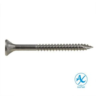 14g x 50mm Bugle Batten Type 17 Screw - 5mm Hex Drive - Stainless Steel Grade 304