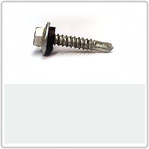 12-14 x 35mm HOBSON Hex Head Self Drilling Screw with NEO Washer Class 4 - SURFMIST