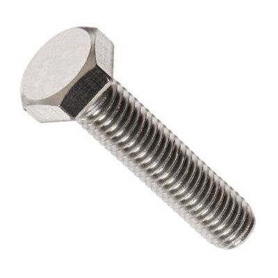 1/4 -20tpi UNC x 1-1/4 Hex Head BOLT ONLY Stainless Steel Grade 316