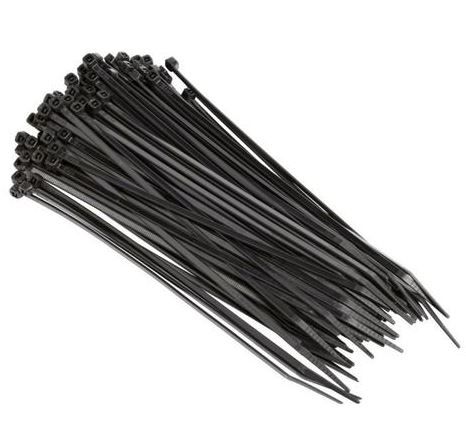 Cable Ties Black 200mm x 2.5mm - Pack of 100