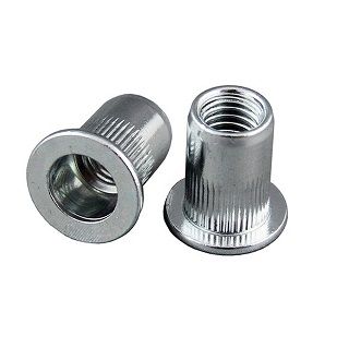 M8 Riv-Nut LARGE FLANGE Thin Sheet Stainless Steel Grade 316 - Pack of 50