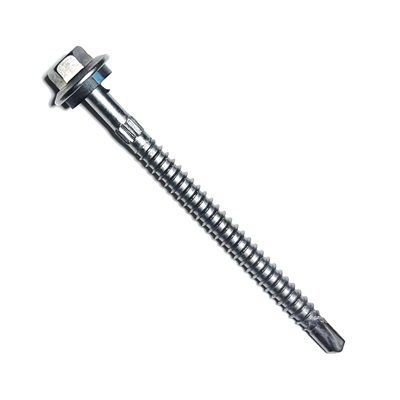 12-14 x 75mm BREMICK Hex Head Self Drilling Screw with EPDM Seal B8(Cat5)