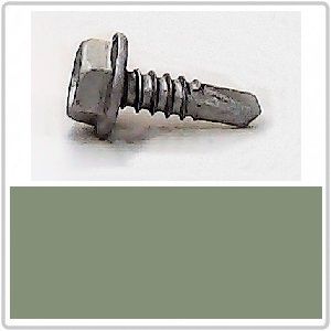 10-16 x 16mm Hex Washer Head Self Drilling Screw Class 4 - PALE EUCALYPT