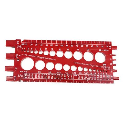 Proferred Bolt Gauge RED Thread Checker