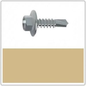 12-14 x 20mm BREMICK Hex Head Self Drilling Screw B8(Cat5) - WHEAT