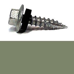 12-11 x 25mm HOBSON Hex Head Type 17 Screw with Neoprene Washer Class 4 - PALE EUCALYPT