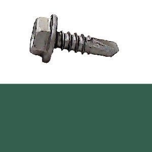 10-16 x 16mm AX Hex Head Self Drilling Screw C-RP 1000Hr - COTTAGE GREEN