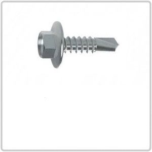 12-14 x 20mm BREMICK Hex Head Self Drilling Screw B8(Cat5) - WHITE