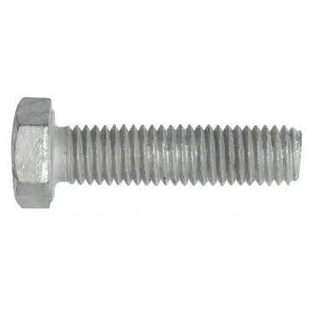 M10 -1.5 x 30mm Hex Hd Set Screw - High Tensile Class 8.8 Galvanised