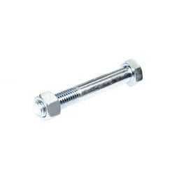M8 -1.25 x 25mm Hex Head Bolt & Nut - Mild Steel - Zinc Plated