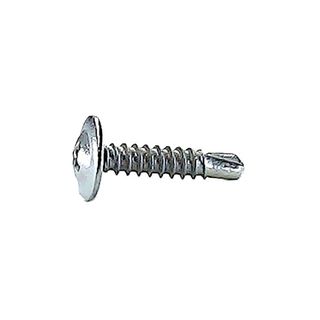 8-18 x 25mm BREMICK Button Head Phillips Drive Self Drilling Screw Class 3 - WHITE