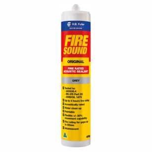 FireSound Fire Rated Acoustic Sealant GREY 450g