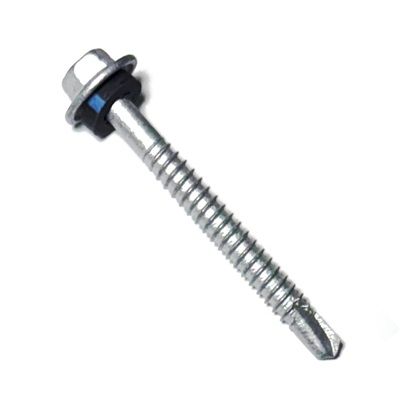 12-14 x 55mm BREMICK Hex Head Self Drilling Screw with EPDM Seal B8(Cat5)